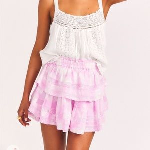 LoveShackFancy Ruffle Mini Skirt